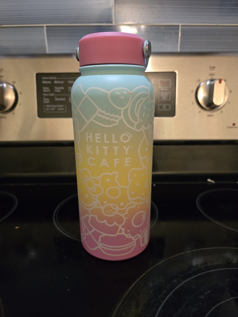 Hello Kitty Cafe Stainless Water Bottle